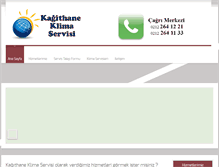 Tablet Screenshot of kagithaneklimaservis.com